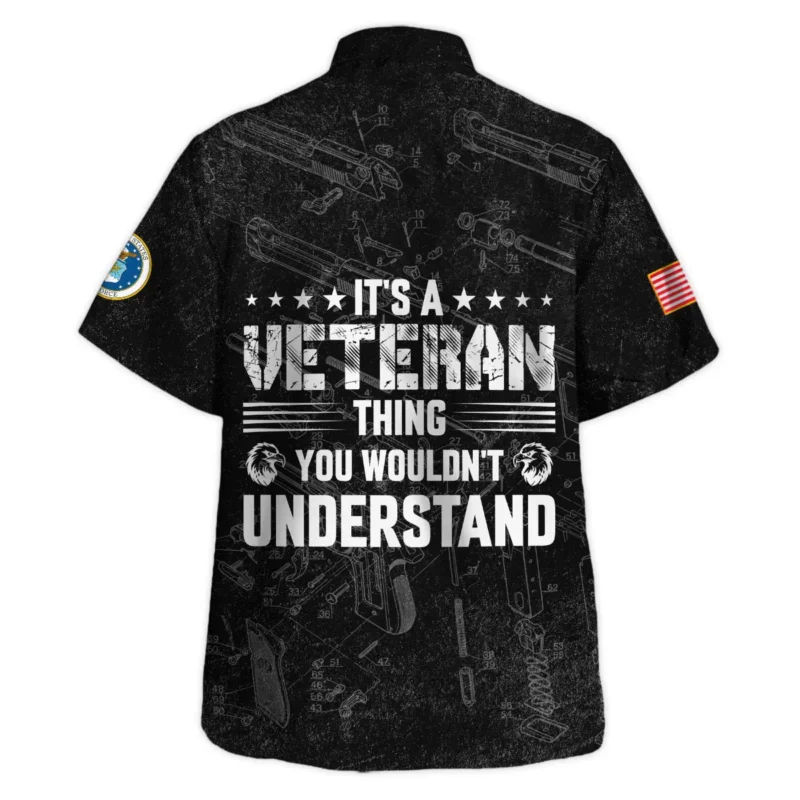 It's A Veteran Thing You Wouldn't Understand Bullet Dissection U.S. Air Force All Over Prints BLVTR21924A1AFHW - Hawaiian Shirt