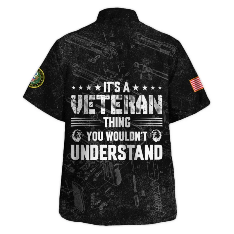 It's A Veteran Thing You Wouldn't Understand Bullet Dissection U.S. Army All Over Prints BLVTR21924A1AMHW - Hawaiian Shirt