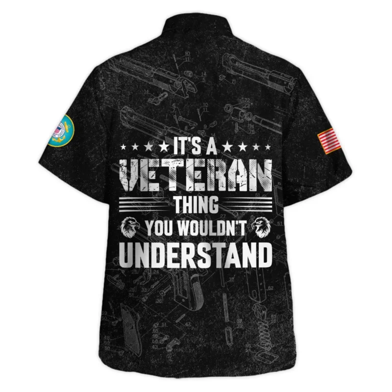 It's A Veteran Thing You Wouldn't Understand Bullet Dissection U.S. Coast Guard All Over Prints BLVTR21924A1CGHW - Hawaiian Shirt