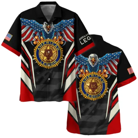 Eagle And American Legion United States Veteran All Over Prints BLVET24924A2HW - Hawaiian Shirt