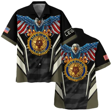 Eagle And American Legion United States Veteran All Over Prints BLVET24924A4HW - Hawaiian Shirt