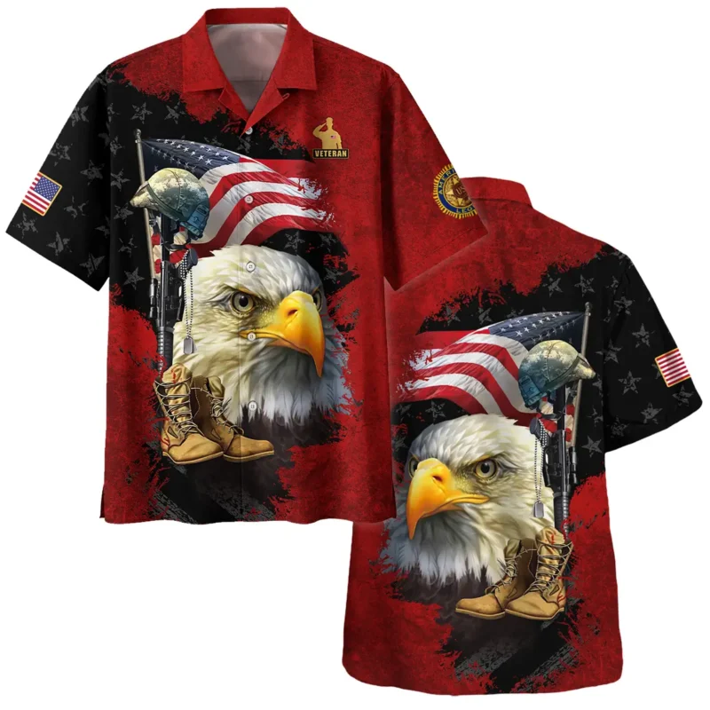 Eagle Helmet Boots American Legion United States Veteran All Over Prints BLVET24924E2HW - Hawaiian Shirt