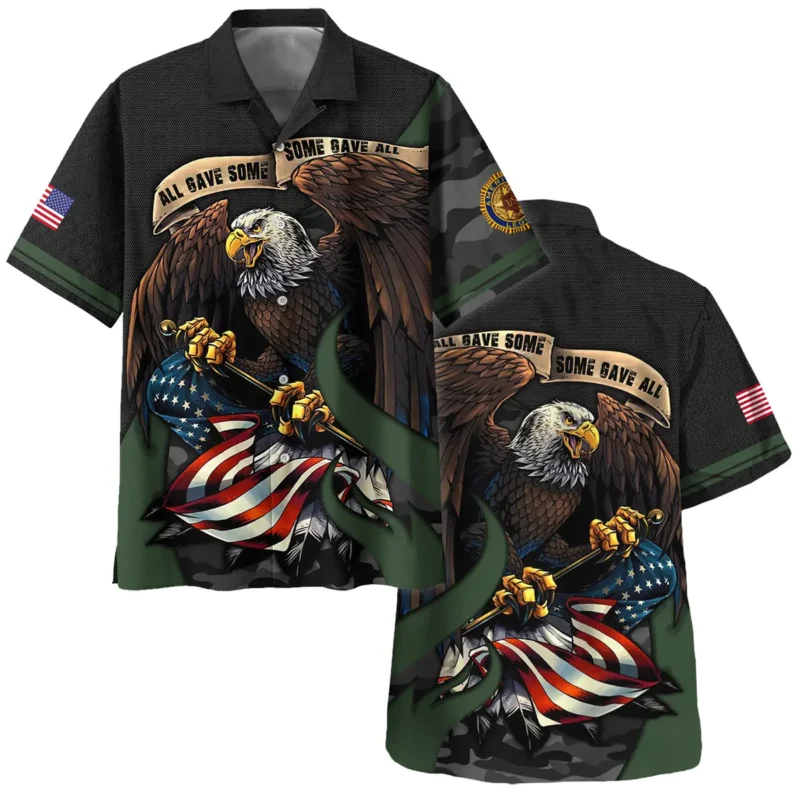 All Gave Some Some Gave All American Legion United States Veteran All Over Prints BLVET24924F3HW - Hawaiian Shirt