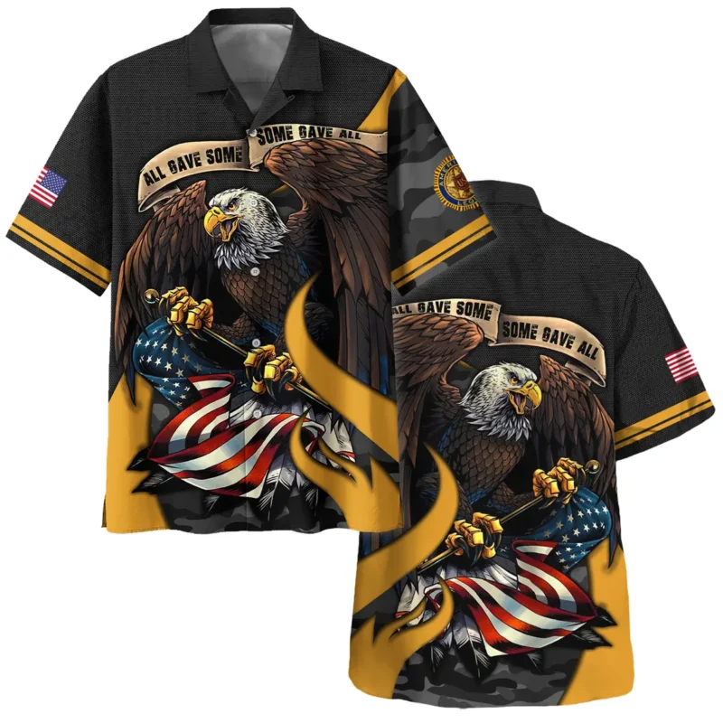 All Gave Some Some Gave All American Legion United States Veteran All Over Prints BLVET24924F4HW - Hawaiian Shirt