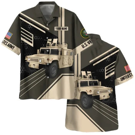 Military Trucks U.S. Army All Over Prints BLVTR19924A1AMHW - Hawaiian Shirt