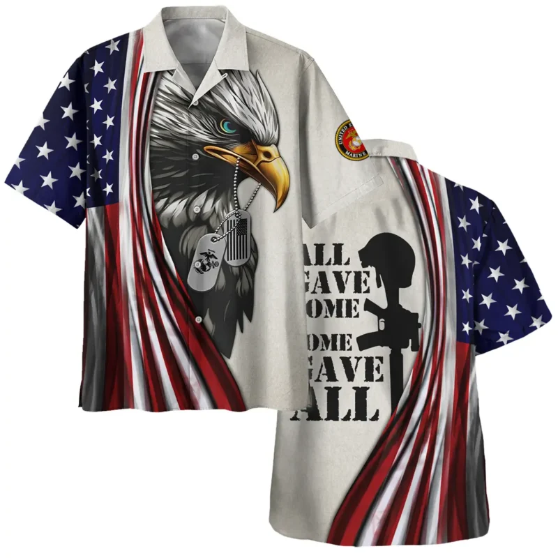 All Gave Some Some Gave All U.S. Marine Corps All Over Prints BLVTR19924A2MCHW - Hawaiian Shirt