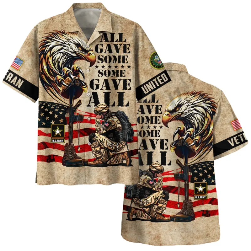 Honor The Fallen All Gave Some Some Gave All U.S. Army All Over Prints BLVTR19924A3AMHW - Hawaiian Shirt