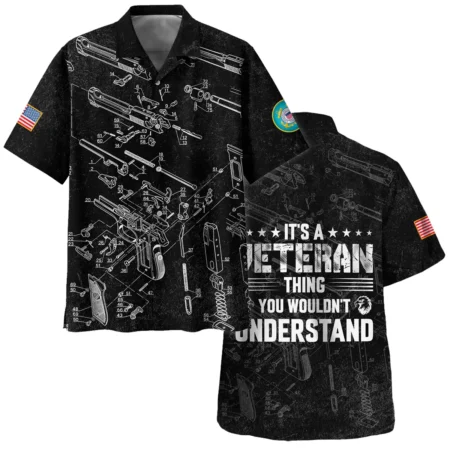 It's A Veteran Thing You Wouldn't Understand Bullet Dissection U.S. Coast Guard All Over Prints BLVTR21924A1CGHW - Hawaiian Shirt