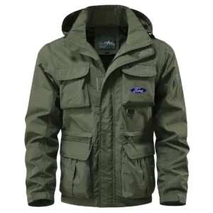 Collection Release Ford Brand Agricultural and Craftwork Farmer Multi Pocket Jacket BLF15924A49