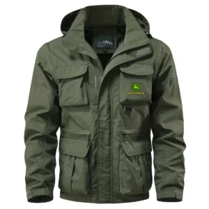 Collection Release John Deere Brand Agricultural and Craftwork Farmer Multi Pocket Jacket BLF15924A59