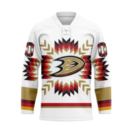 NHL Anaheim Ducks Special Design With Native Pattern Hockey Jersey