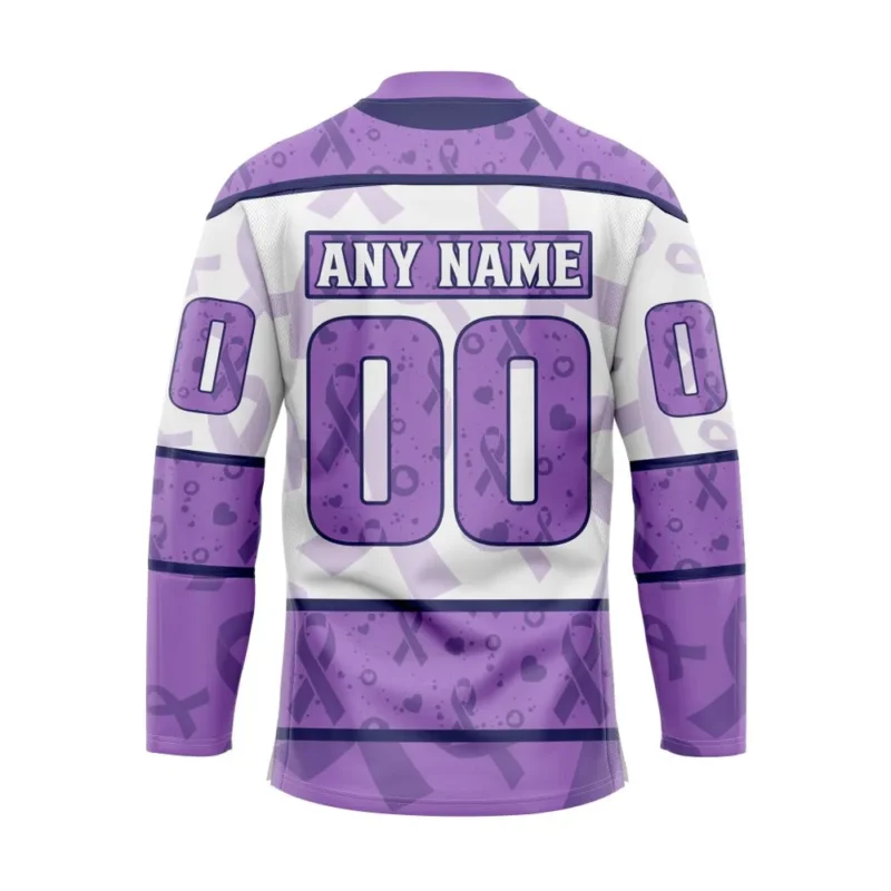 NHL Anaheim Ducks Special Lavender Â€“ Fight Cancer Hockey Jersey