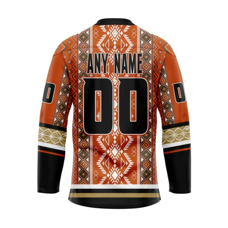 NHL Anaheim Ducks Personalized Native Design Hockey Jersey St2401