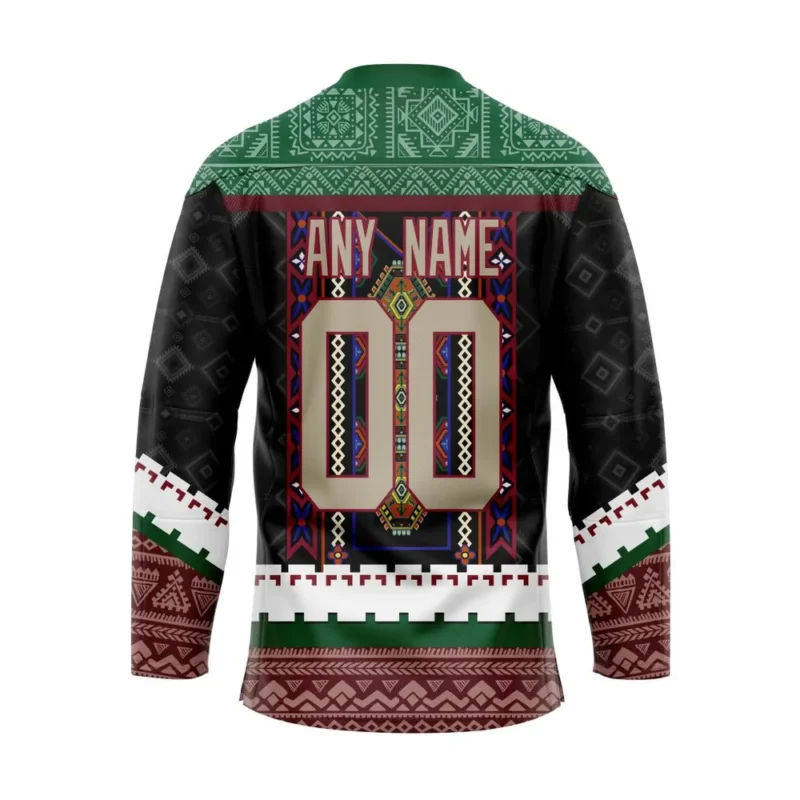 NHL Arizona Coyotes Personalized Native Design Hockey Jersey St2401