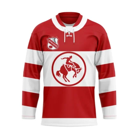 NHL Calgary Flames Personalized Heritage Design Hockey Jersey St2401