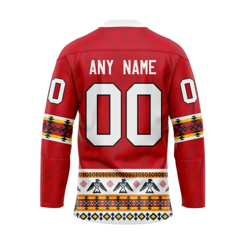 NHL Chicago Blackhawks Personalized Native Design Hockey Jersey St2401