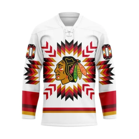 NHL Chicago Blackhawks Special Design With Native Pattern Hockey Jersey