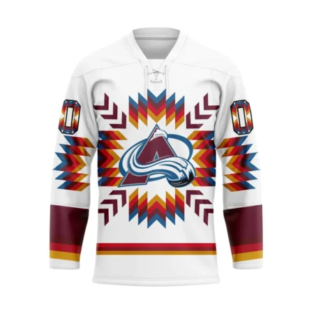 NHL Colorado Avalanche Special Design With Native Pattern Hockey Jersey