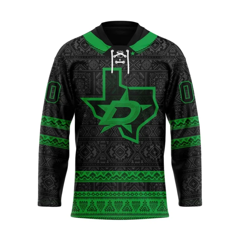 NHL Dallas Stars Personalized Native Design Hockey Jersey St2401