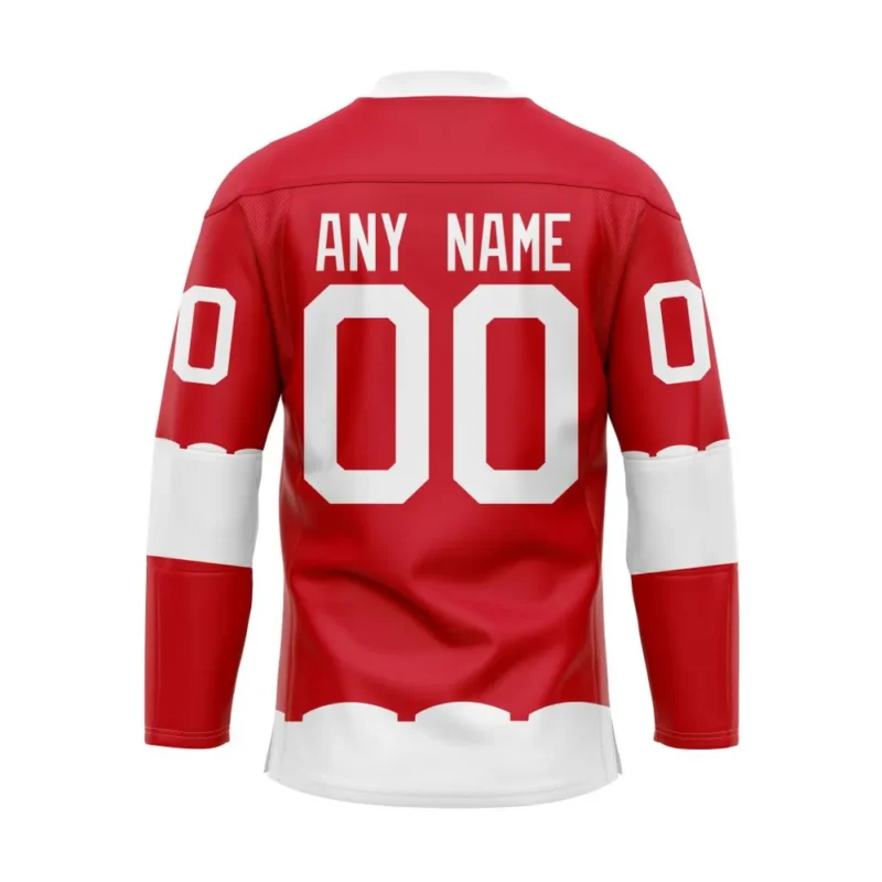 NHL Detroit Red Wings Personalized Heritage Design Hockey Jersey St2401