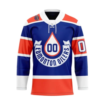 NHL Edmonton Oilers Blue 2023 Heritage Classic Hockey Jersey