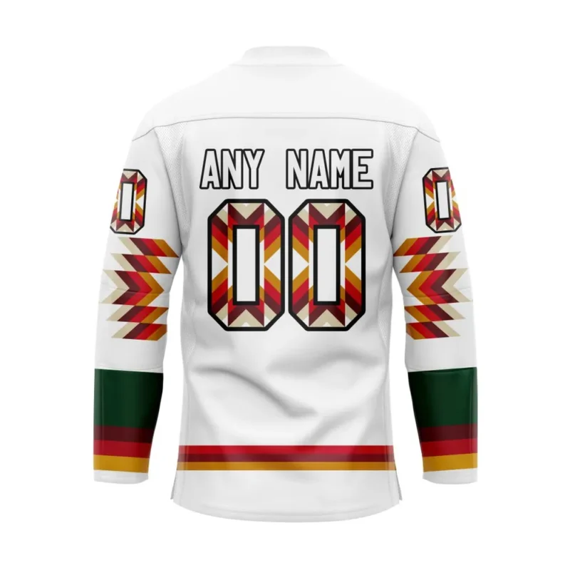 NHL Minnesota Wild Special Design With Native Pattern Hockey Jersey