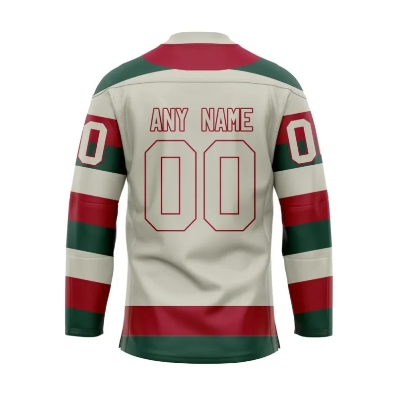 NHL Minnesota Wild Personalized Heritage Design Hockey Jersey St2401