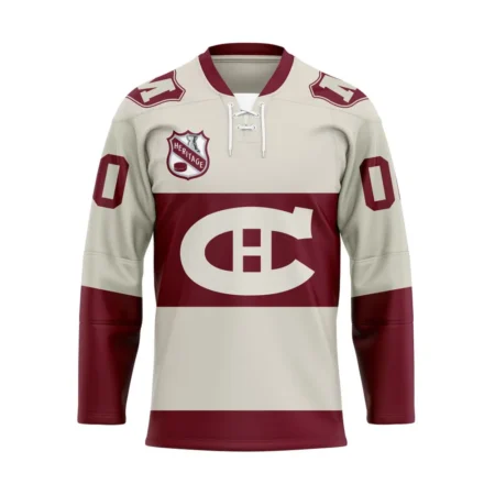 NHL Montreal Canadiens Personalized Heritage Design Hockey Jersey St2401