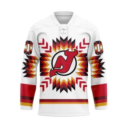 NHL New Jersey Devils Special Design With Native Pattern Hockey Jersey