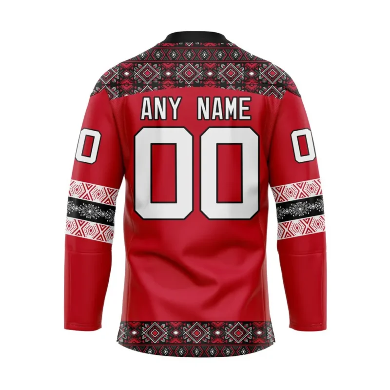 NHL New Jersey Devils Personalized Native Design Hockey Jersey St2401