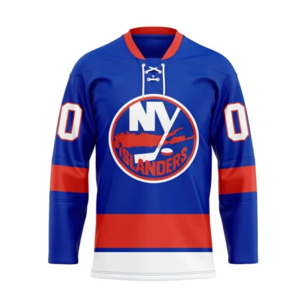 NHL New York Islanders 1977 Blue Away Hockey Jersey