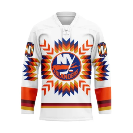 NHL New York Islanders Special Design With Native Pattern Hockey Jersey