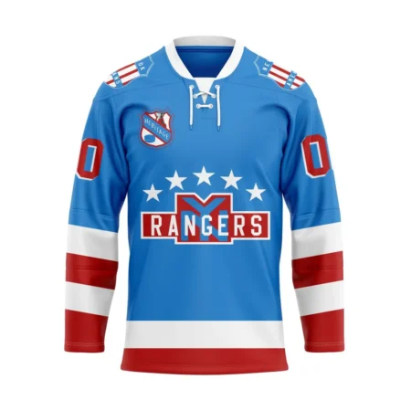 NHL New York Rangers Personalized Heritage Design Hockey Jersey St2401