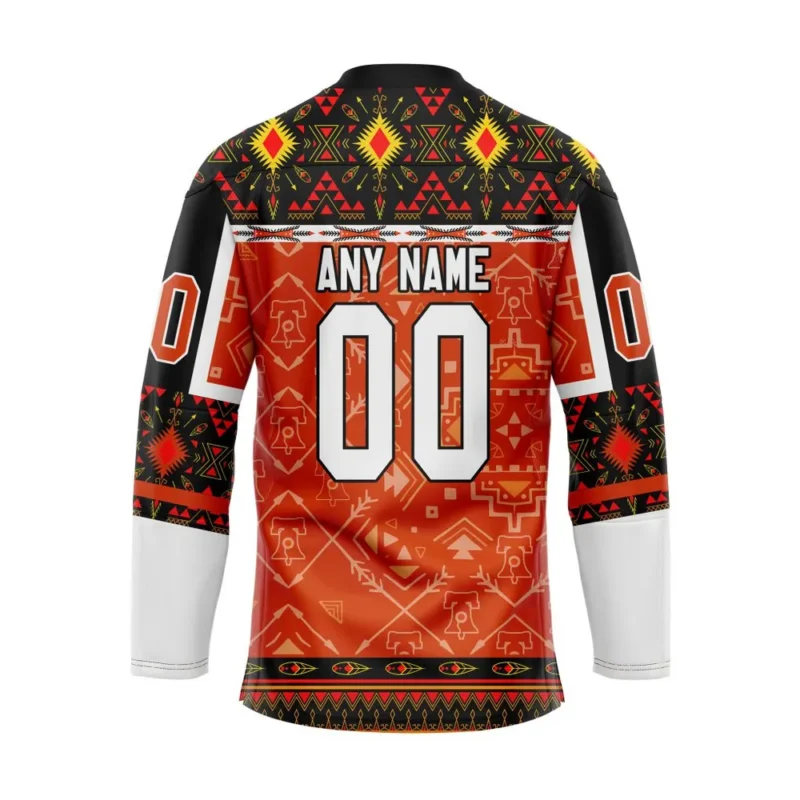 NHL Philadelphia Flyers Personalized Native Design Hockey Jersey St2401