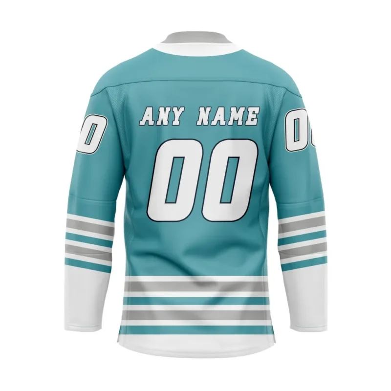 NHL San Jose Sharks Personalized Heritage Design Hockey Jersey St2401