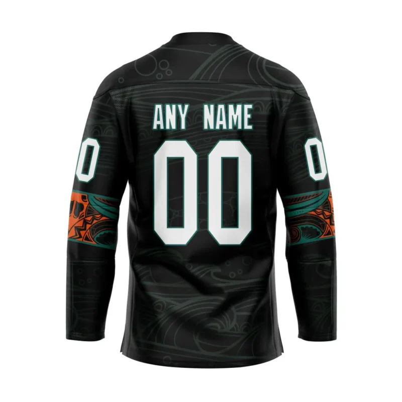 NHL San Jose Sharks Personalized Native Design Hockey Jersey St2401