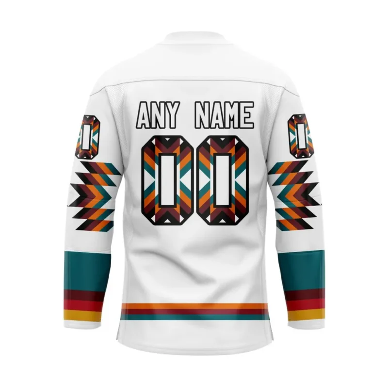 NHL San Jose Sharks Special Design With Native Pattern Hockey Jersey