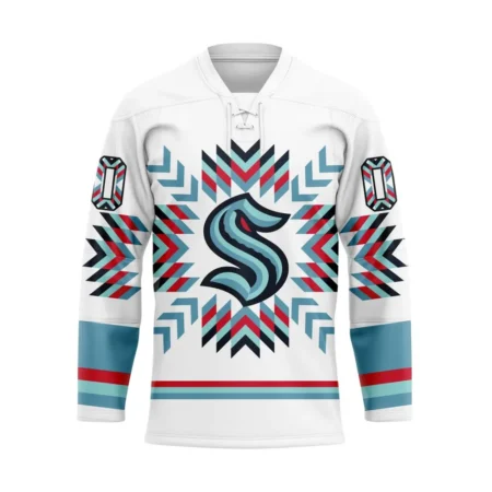 NHL Seattle Kraken Special Design With Native Pattern Hockey Jersey