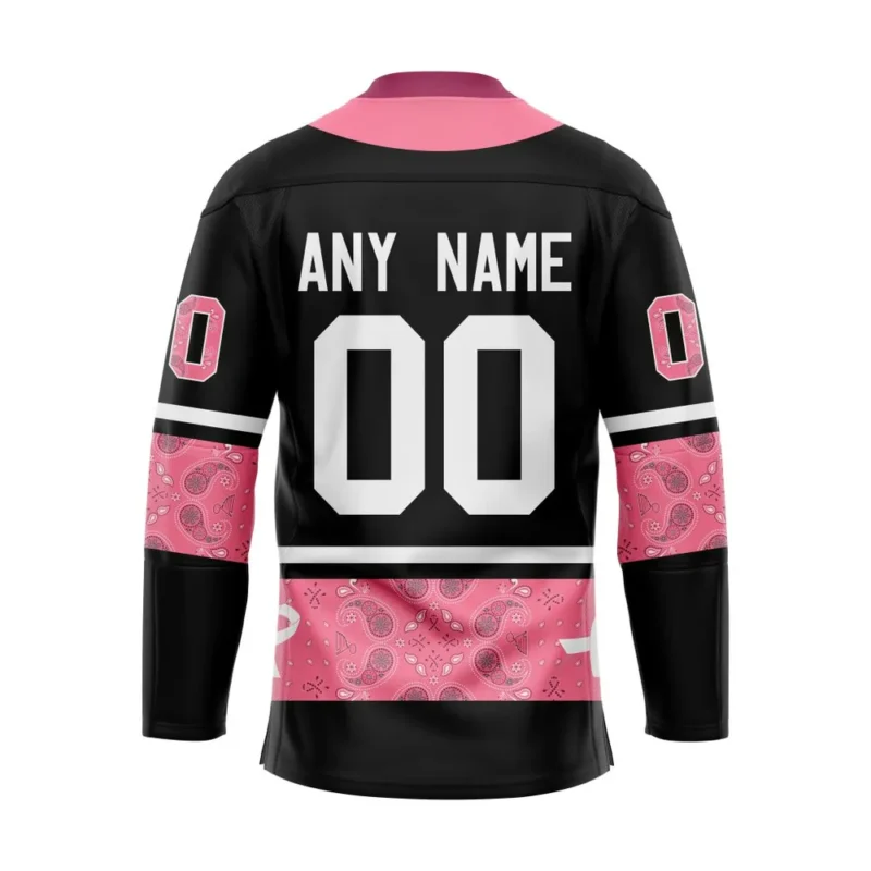 NHL St. Louis Blues, Specialized Hockey Jerseys In Classic Style With Paisley! In October We Wear Pink Breast Cancer