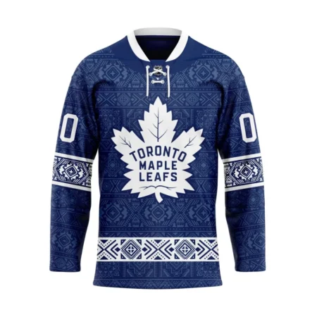 NHL Toronto Maple Leafs Personalized Native Design Hockey Jersey St2401