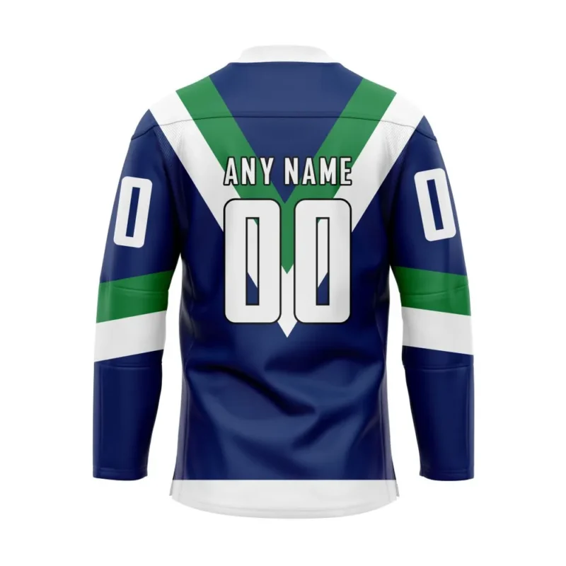 NHL Vancouver Canucks Personalized Heritage Design Hockey Jersey St2401