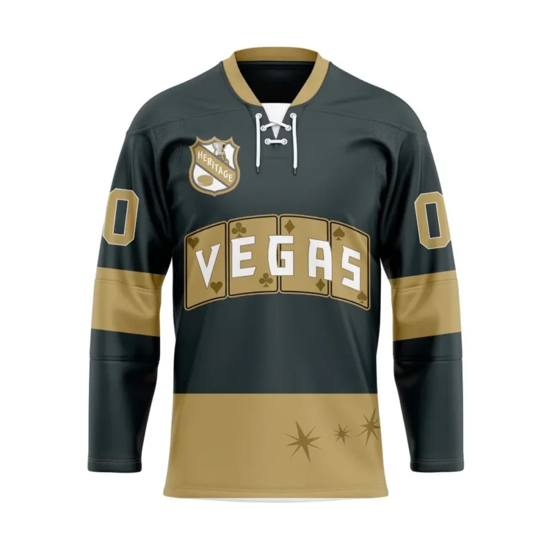 NHL Vegas Golden Knights Personalized Heritage Design Hockey Jersey St2401