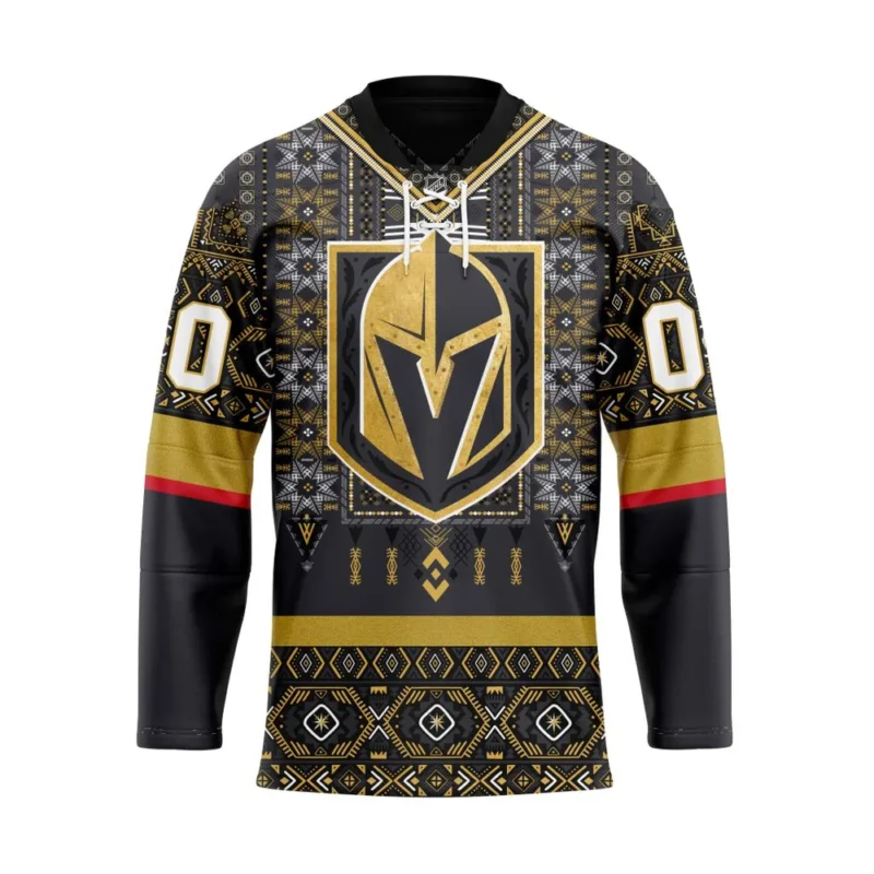 NHL Vegas Golden Knights Personalized Native Design Hockey Jersey St2401