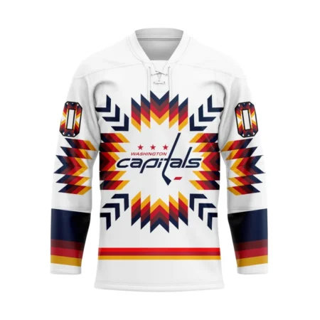 NHL Washington Capitals Special Design With Native Pattern Hockey Jersey