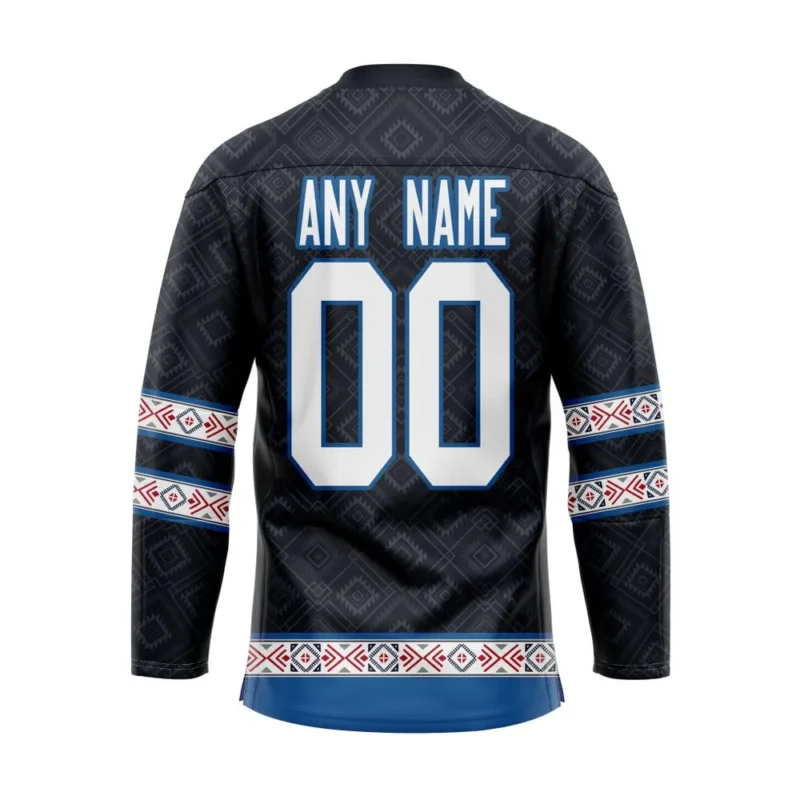 NHL Winnipeg Jets Personalized Native Design Hockey Jersey St2401