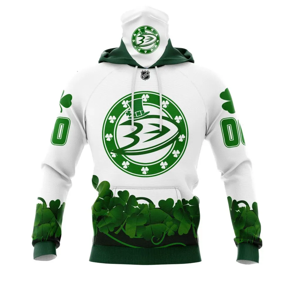 Anaheim Ducks | Happy St.Patrick Days Jersey V0522 Mask Hoodie