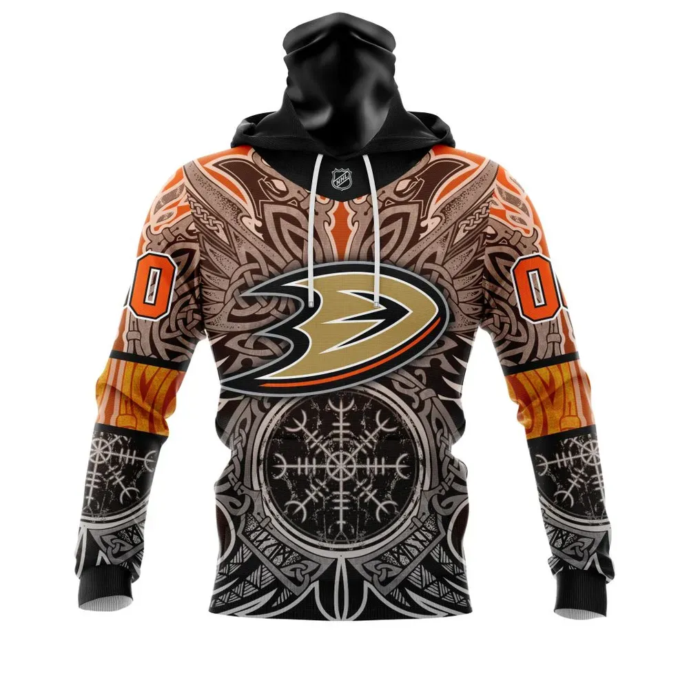 Anaheim Ducks | Specialized Norse Viking Symbols St2201 Mask Hoodie