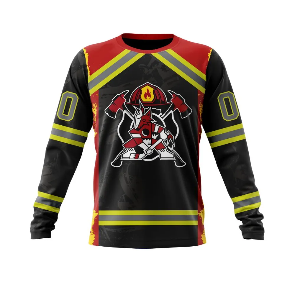 Arizona Coyotes | Honnor Firefighter V0322 Long Sleeved Sweatshirt 