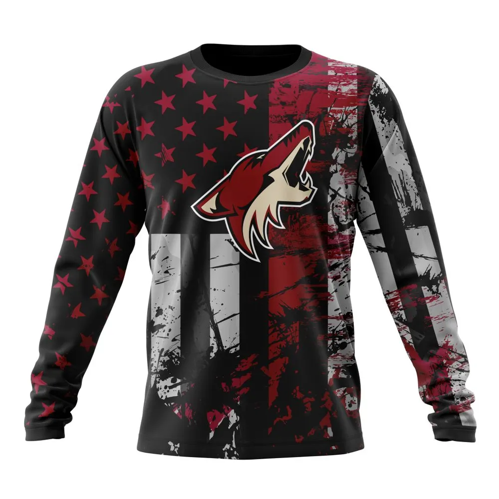 Arizona Coyotes | Specialized Jersey For America Long Sleeved Sweatshirt 