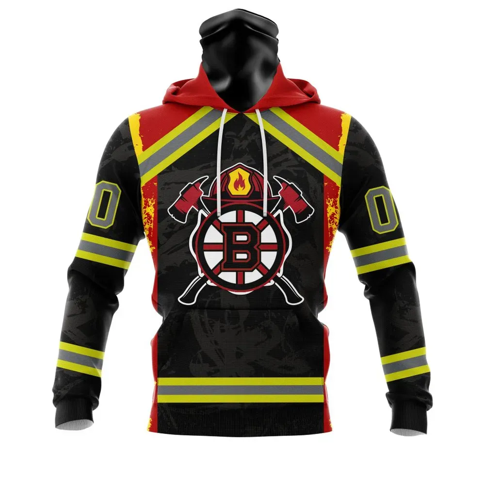 Boston Bruins | Honnor Firefighter V0322 Mask Hoodie